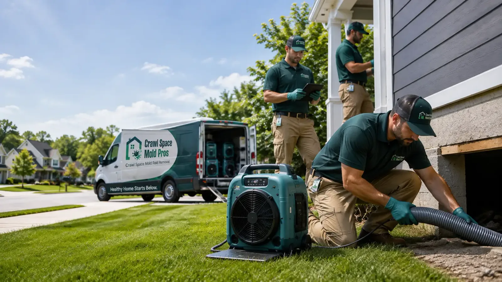 Crawl Space Mold Removal in Humptulips, WA